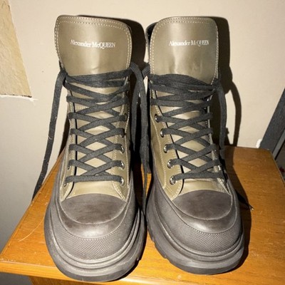 Size 43 / 10 Mens - Alexander McQueen Tread Slick Boots | eBay