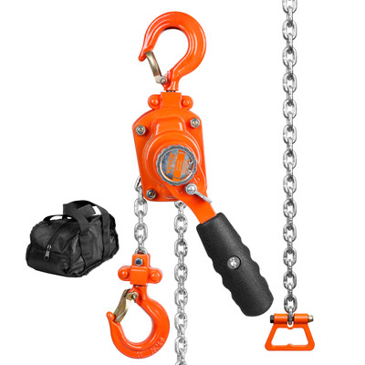 VEVOR Lever Block Chain Hoist G80 Ratchet Hoist 550lb Capacity 10ft Lifter