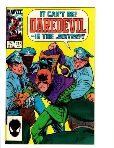 DAREDEVIL #218 - MAY 1985 - HIGH GRADE - NM - COPPER AGE MARVEL COMIC CLASSIC