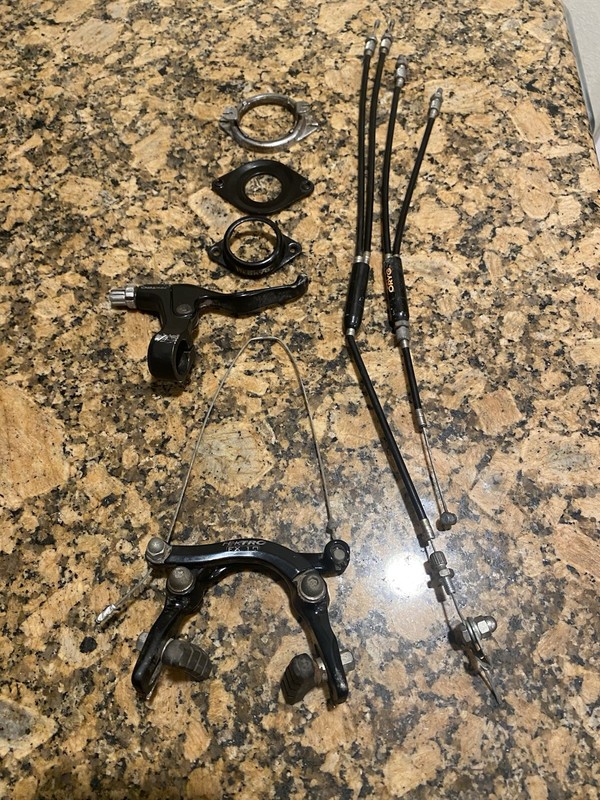Vintage 90’s BMX GT Dyno Tektro FX-10 V-Brake Rear Center Pull Mid School Racing