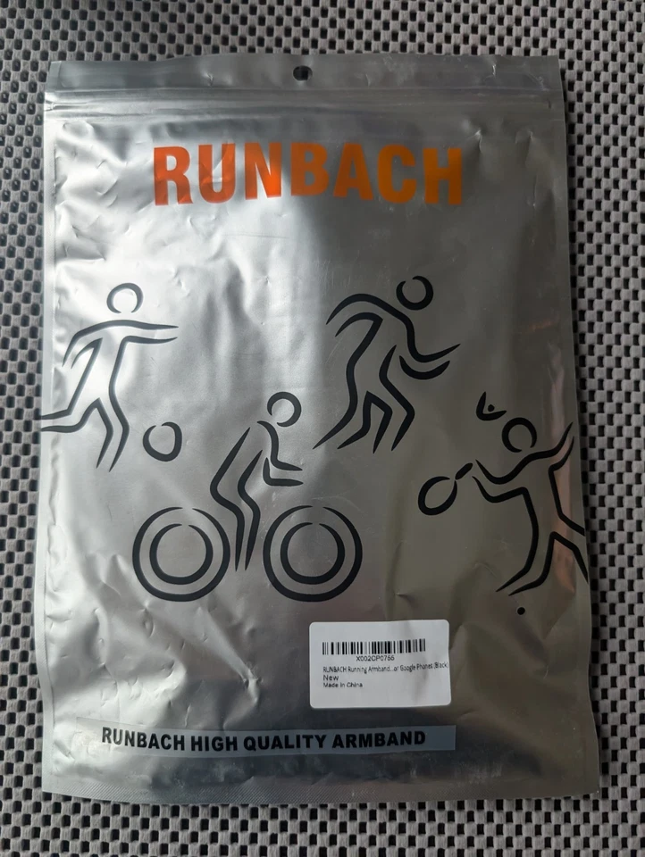 RUNBACH Back Neoprene Sweatproof Running Armband for Google Pixel Devices NEW - Image 3 of 4