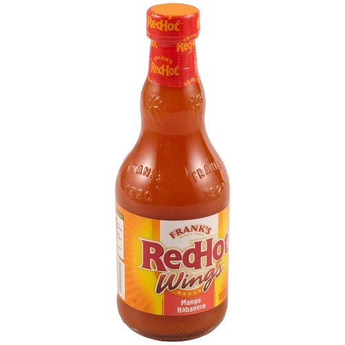 Mango Habanero Wing Sauce, Hot Sauce Marinade and Glaze, 12 fl oz