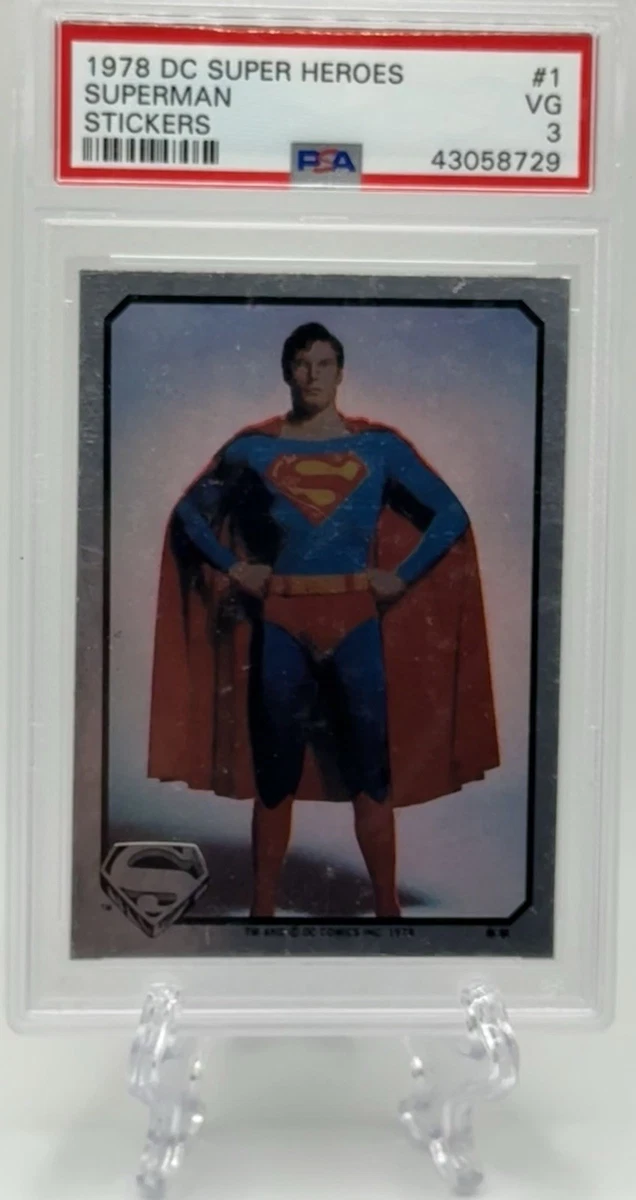 Superman Topps Professional Sports Authenticator (PSA) Collectable