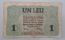 Romania 1 lei German Occupation WWI 1917 - see other sales