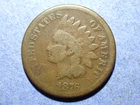 1876 Indian Cent  Good-