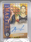 EGOR DEMIN 2025-26 TOPPS FINEST MASTERS ROOKIE AUTO GOLD GEO /50 NETS Q6803