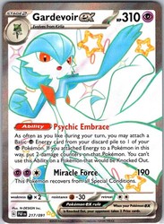 Gardevoir ex 217/091 Paldean Fates Shiny Ultra Rare