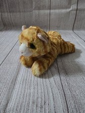 Aurora Cat Plush World Mini Flopsie Ginger Orange Stripe 8" Stuffed Animal Kitty