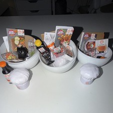 ZURU Mini Brands MasterChef Baking Dessert Mini Food Lot w/ Accessories
