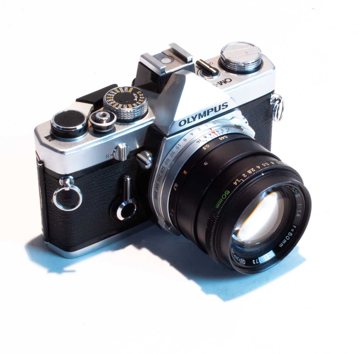 フィルムカメラ Olympus OM-1 Silver 35mm SLR 50mm f1.8 Amazon.com