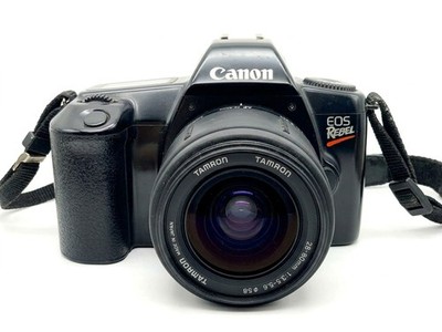 Canon EOS Rebel + Tamron 28-80mm f/3.5-5.6 Kit Set Analog SLR 35mm Kamera