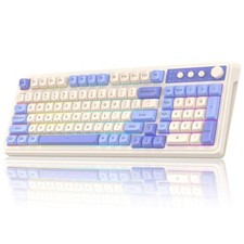 Aula S99 Wireless 99 Key Gaming Keyboard With RGB Lighting Gradient Purple NEW