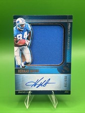 2025 Panini Silhouette Herman Moore Detroit Lions Auto Patch SA-HME /199
