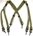 WWII US ARMY AIRBORNE M1936 M36 COMBAT FIELD EQUIPMENT BELT SUSPENDERS-OD#3 — photo 1