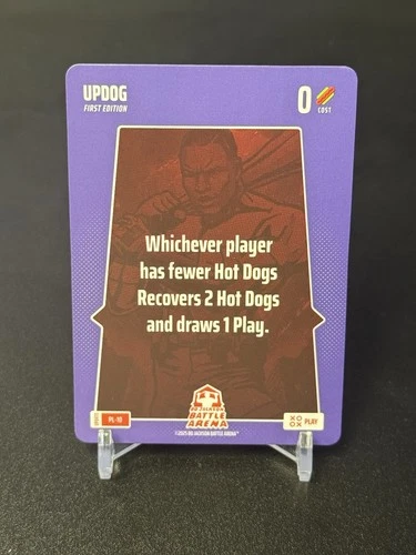 Bo Jackson Battle Arena Alpha Update ‘Updog’ SSP Play Card #PL-10