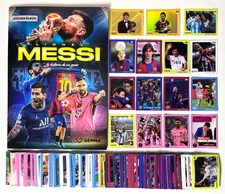 ALBUM LIONEL MESSI STORY + Full Set 162/162 Stickers Peru Edition 2025 RARE