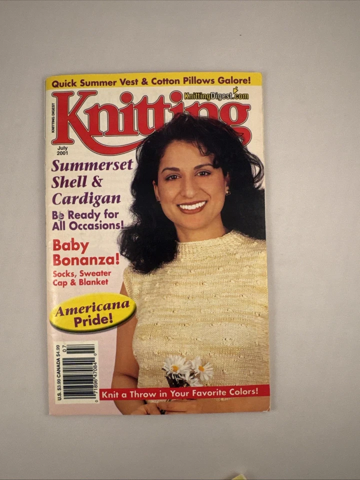 KNITTING DIGEST Magazine Lot of 3 July 2000 July 2001 May 2003 Y2K - Image 4 of 4