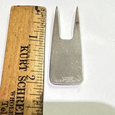 Tiffany & Co. - Outil de divot de golf gravé en argent sterling