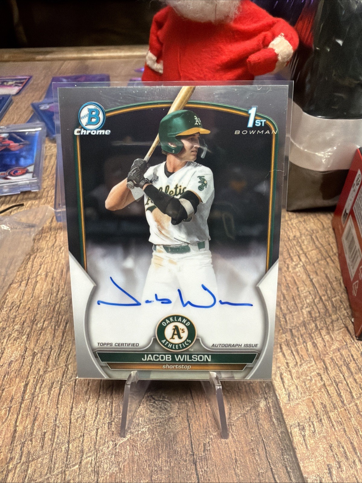 2023 Bowman Draft - Chrome Prospect Autographs Jacob Wilson #CDA-JWI (AU, RC)