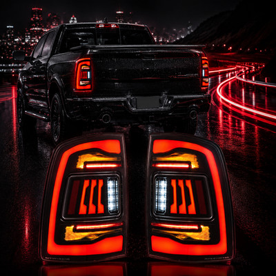 Rücklichter für 2009-2018 Dodge Ram 1500 2500 3500 Voll-LED Sequentielle Paar