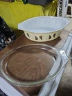 Vintage Pyrex 045 Casserole w/Lid 2 1/2 Qt Golden Hearts Promotional  Great Cond