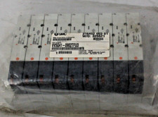 SMC VV5Q41-0902TFU3 Solenoid Valve Bank (9) Brand New W/ Serial Communication