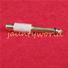 1PCS Gold 1/4" 6.35mm male plug to RCA Female jack MONO Phono adapter