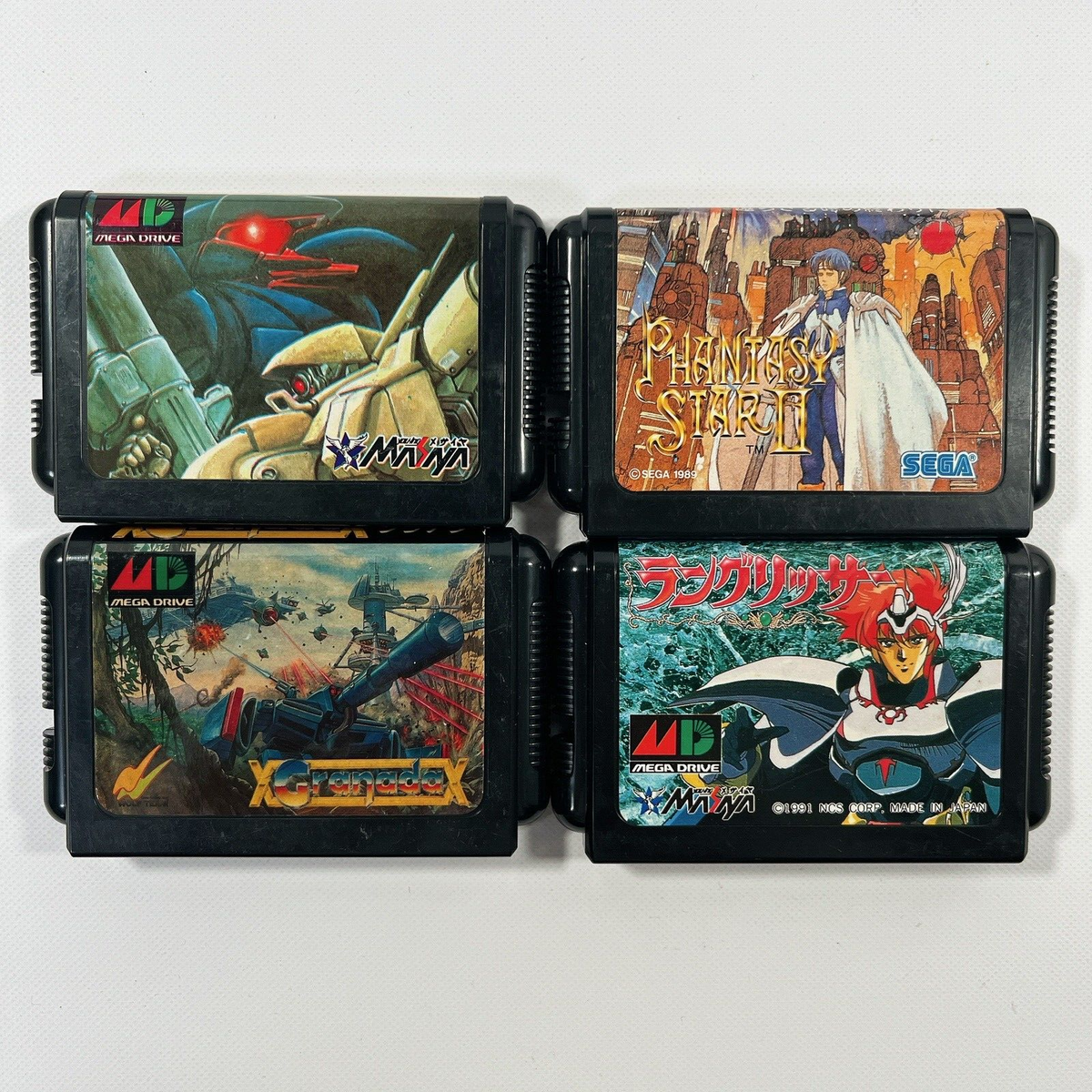 Mega Drive Games Cartridge Lot 14 Bundle Sega Sonic Dragon Ball