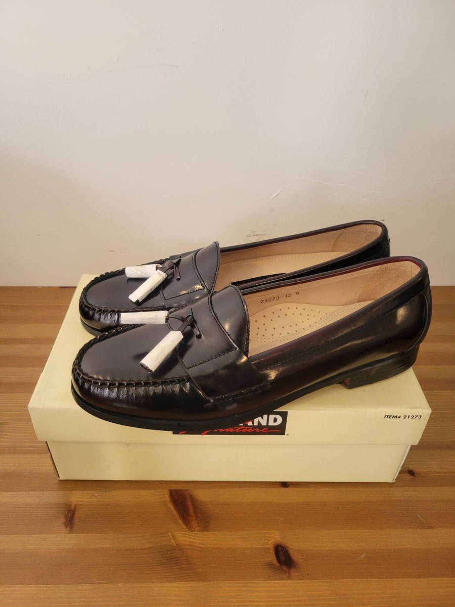 Kirkland Signature Burgundy Dress Tassel Loafers Shoes Mens  display picture 2