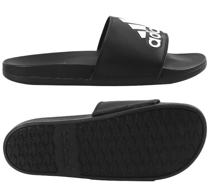 ADIDAS Pantofole Adilatte Comfort Slide nere unisex palestra casual nuove con etichette gy1945