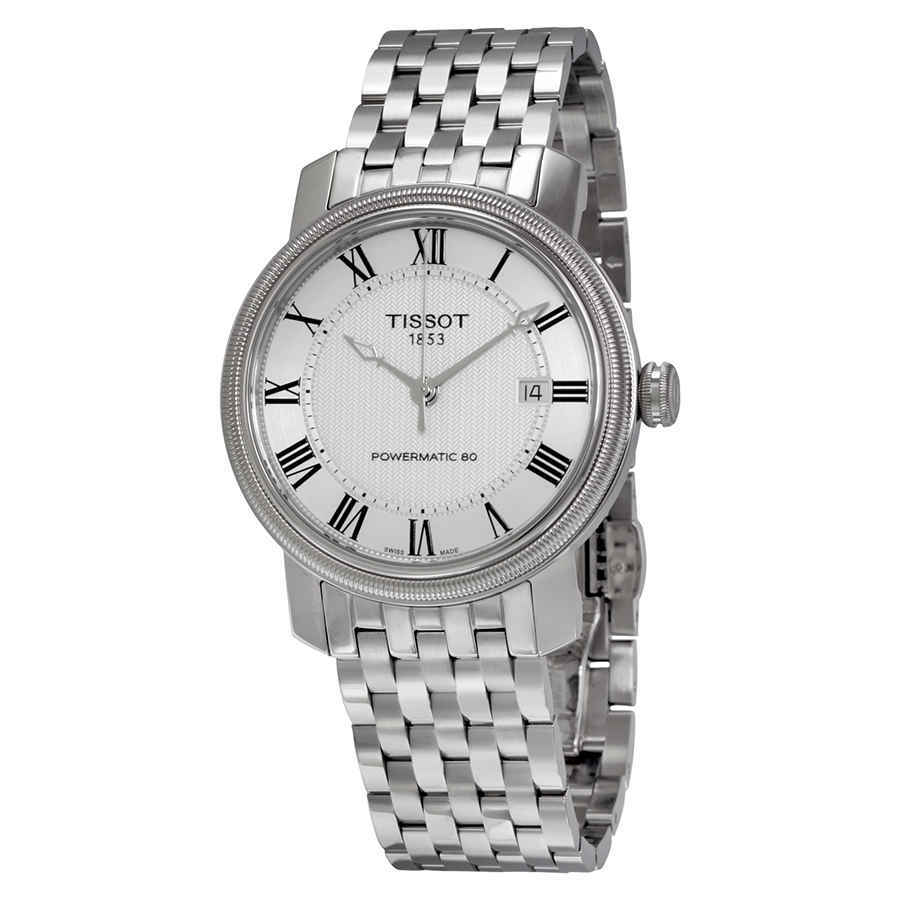 Мужские часы Tissot T-Classic Bridgeport Powermatic 80 с автоподзаводом T0974071103300