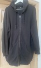 R13 Long Black Front Zipper Hoodie S — photo 2
