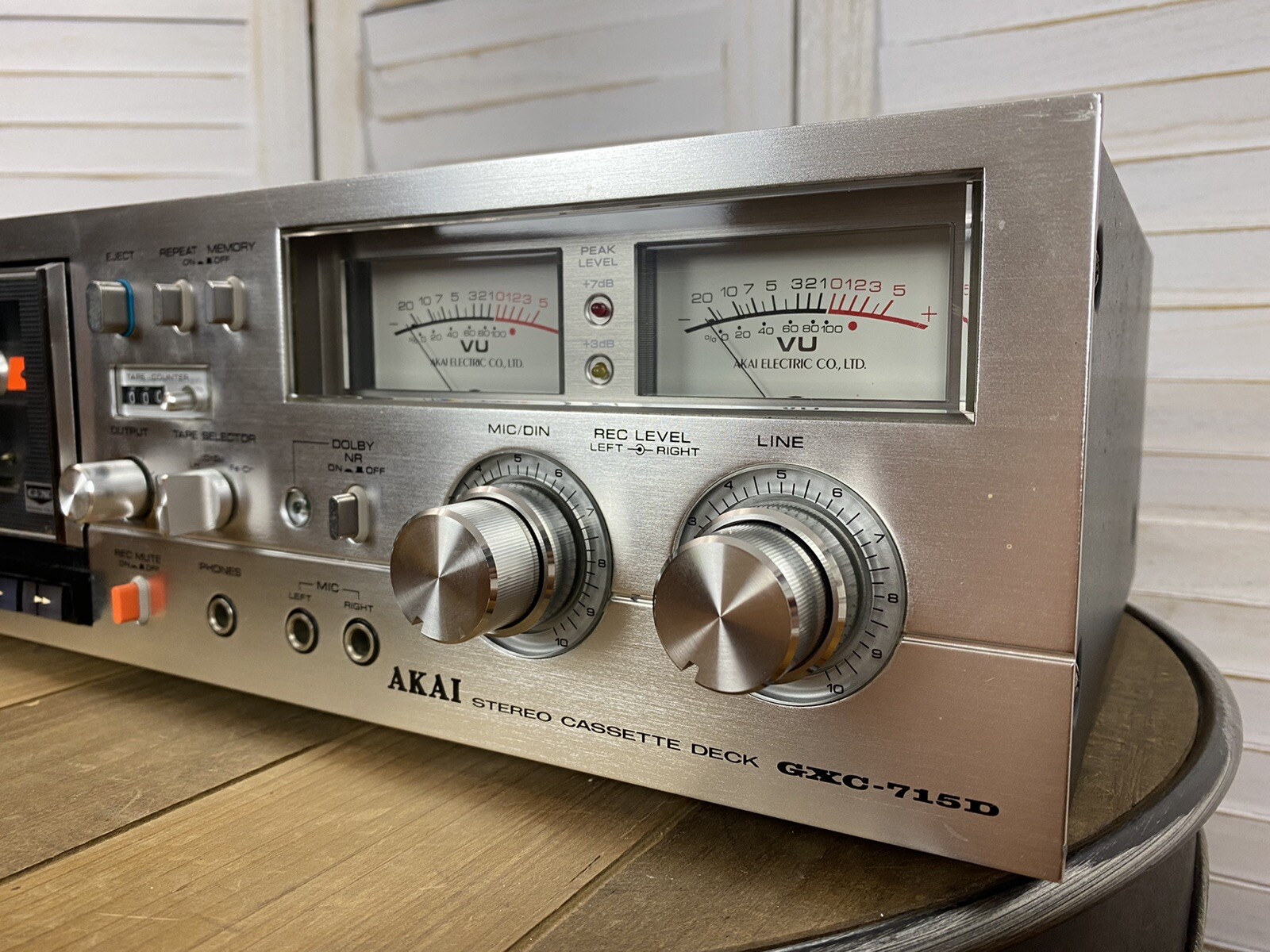 ジャンク品 AKAI アカイ GXC-715D カセットデッキ