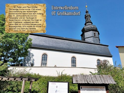 Unterwellenborn OT Großkamsdorf St.Peter und Paul KircheThüringen 180 - Bild 1 von 2