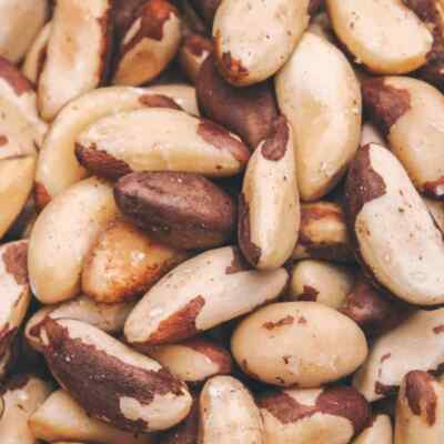 Brazil Nuts, Whole, Large, Roasted Salted or Unsalted, NO SHELL. 5 Pound Bag.