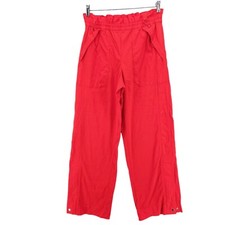 ATHLETA Trekkie Parachute Pants Bright Orange Ankle Zip EUC Size 4