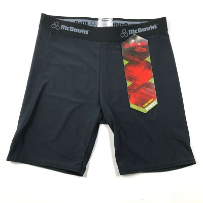 McDavid Damen L Schwarze Sliding Shorts Softball Baseball Kompression Pad USA