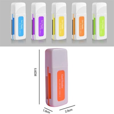 SD MS TF/Micro SD M2 To USB 2.0 Card Reader (M2 T-flash SDHC Mini Adapter) 