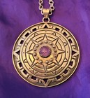 RARE ANTIQUE VINTAGE TAXCO MEXICO STERLING SILVER AMETHYST NECKLACE EARRINGS SET — photo 2