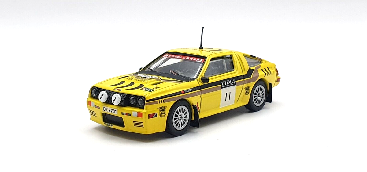 1/64 CM's 1986 MITSUBISHI STARION 4WD Gr.B HONG KONG RALLY diecast