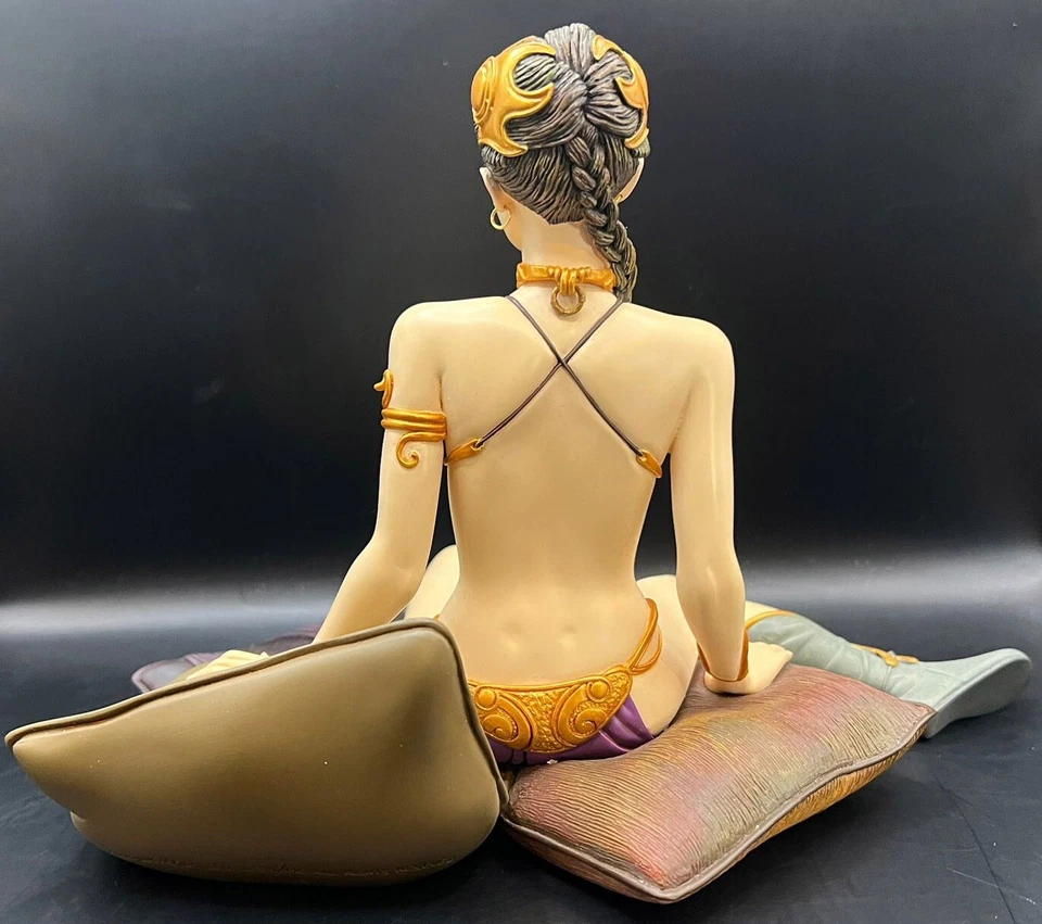 Star Wars Attakus Princess Leia Slave Statue Limited - Carrie Fisher Signed - Image 2 of 4