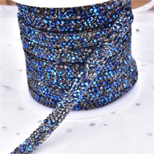 1.8M Rhinestone Trim Beaded Crystal Diamante Applique for Fancy Dress Prom DIY