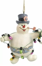Jim Shore Frosty the Snowman in Lights Ornament H1501