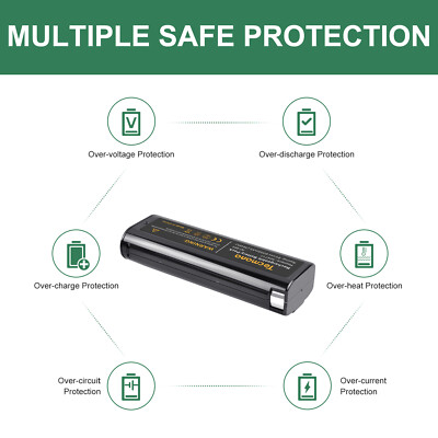 2 Batterie Ni-MH Tecmana 6V 6Ah Per Chiodatrice Paslode IM250, IM350, IM50 – 900400, 404717