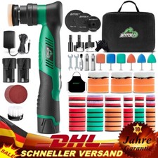 BATOCA 12V Mini Akku Poliermaschine Polierer Auto 25mm/50mm/75mm Polierschwamm