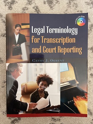 NEW Legal Terminology for Transcription and Court Reporting - Includes CD