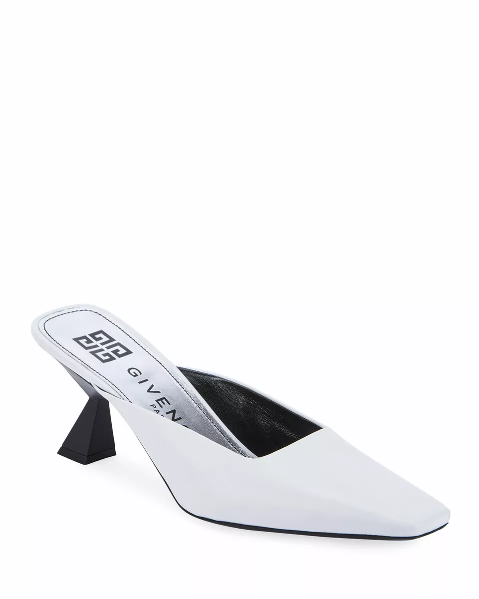 Givenchy white mules sales