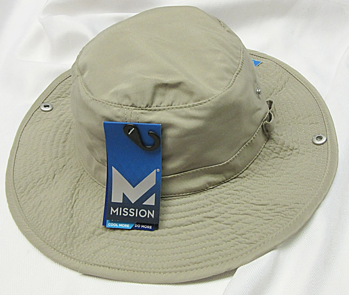MISSION COOLING BUCKET HAT One Size Fits Most Khaki Color NEW W 
