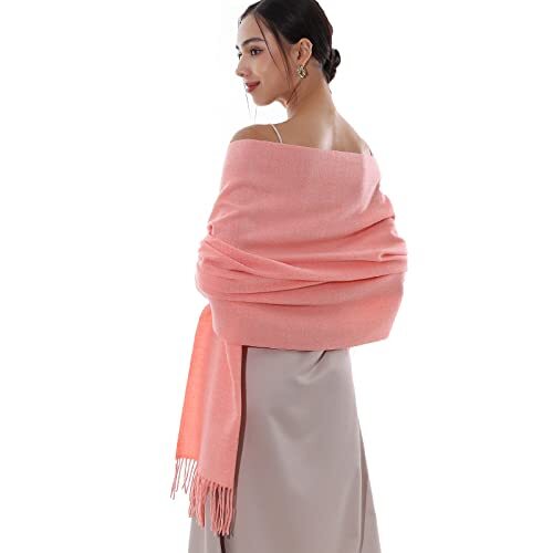 Pashmina Shawls Pink Scarf Winter Winter Scarfs For Women Pashmina