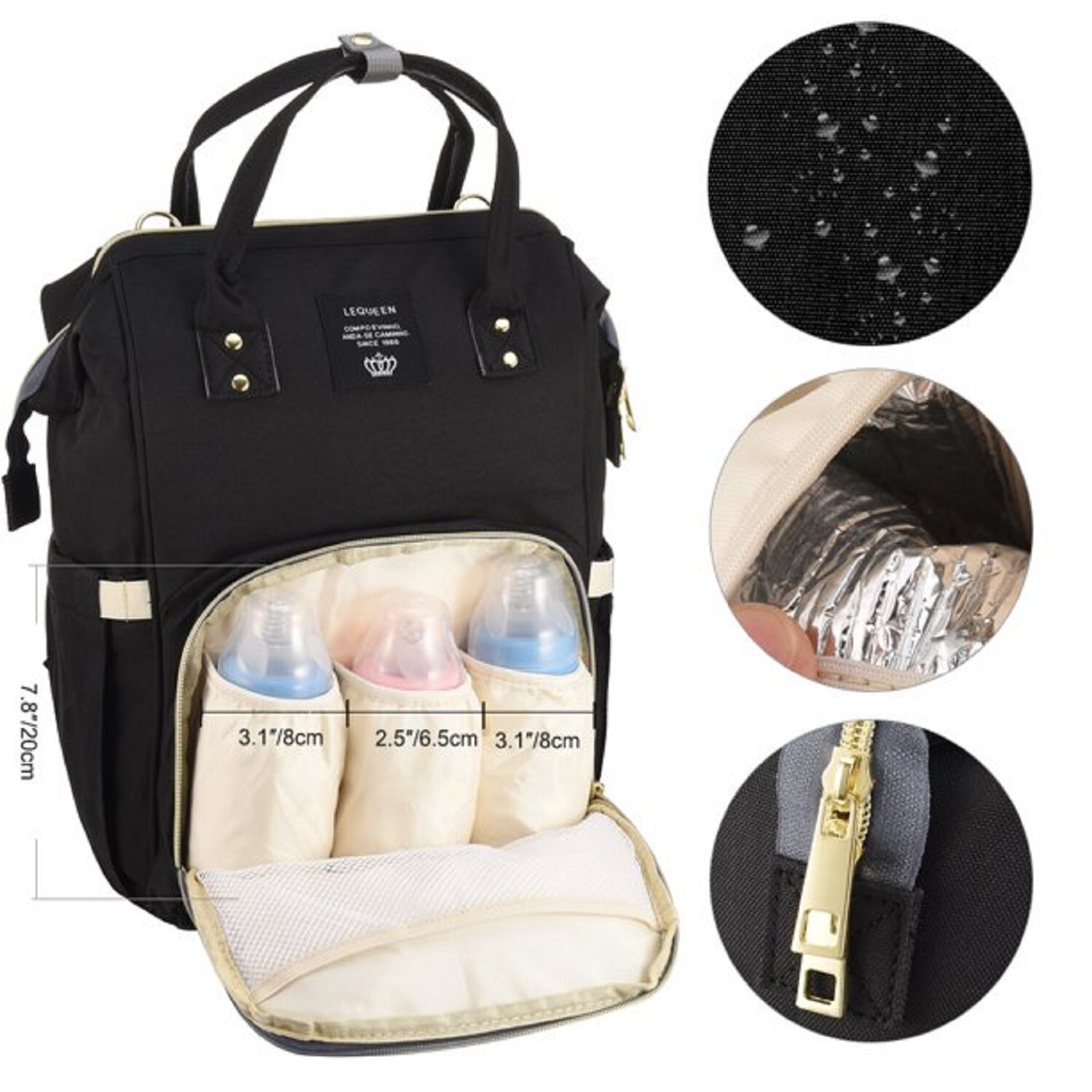 Baby Little Boy Combo Set Stroller With Car Seat Playard Diaper Bag